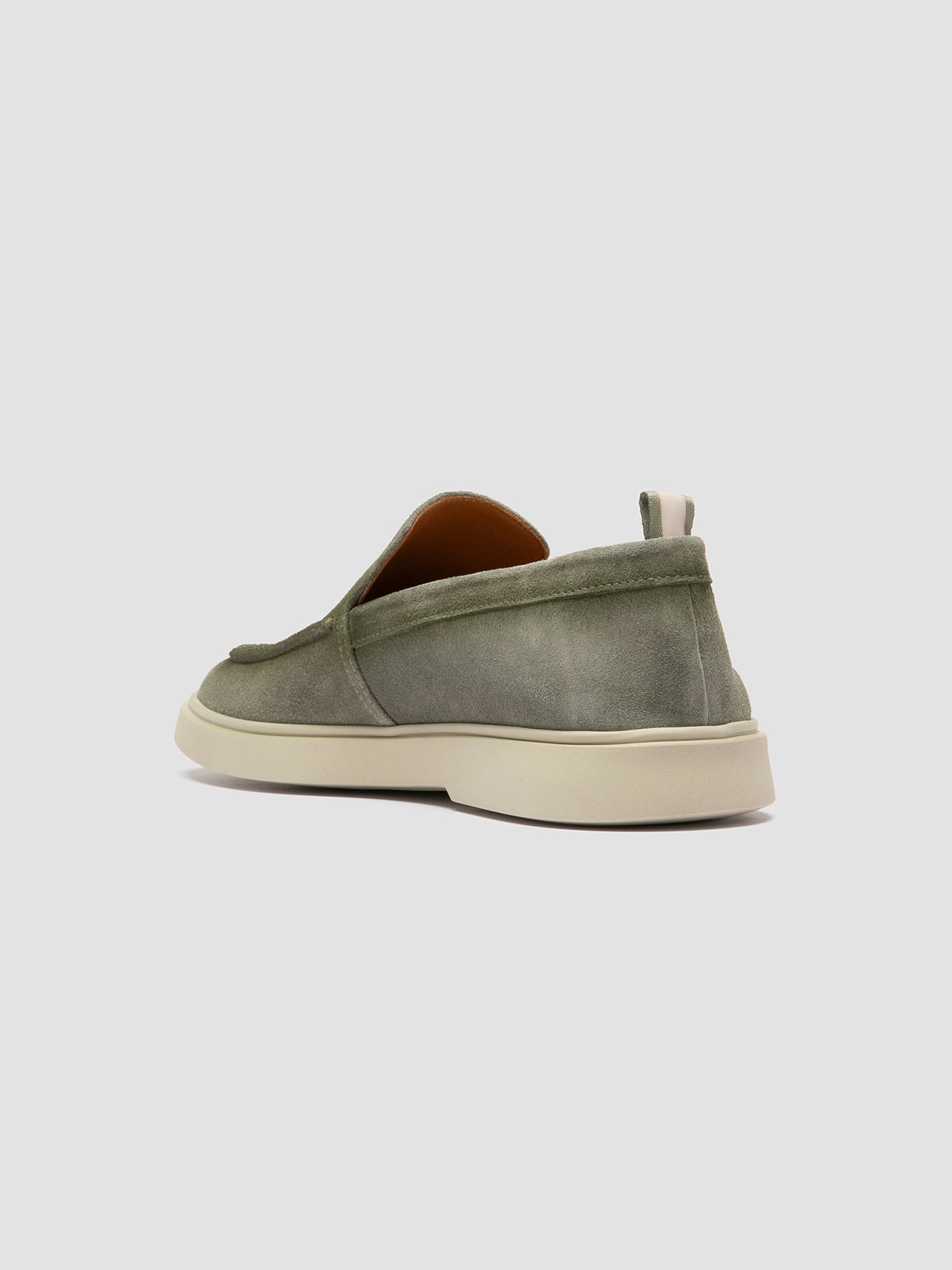 Gomma Loafers BONES 002 - Green Suede Loafers