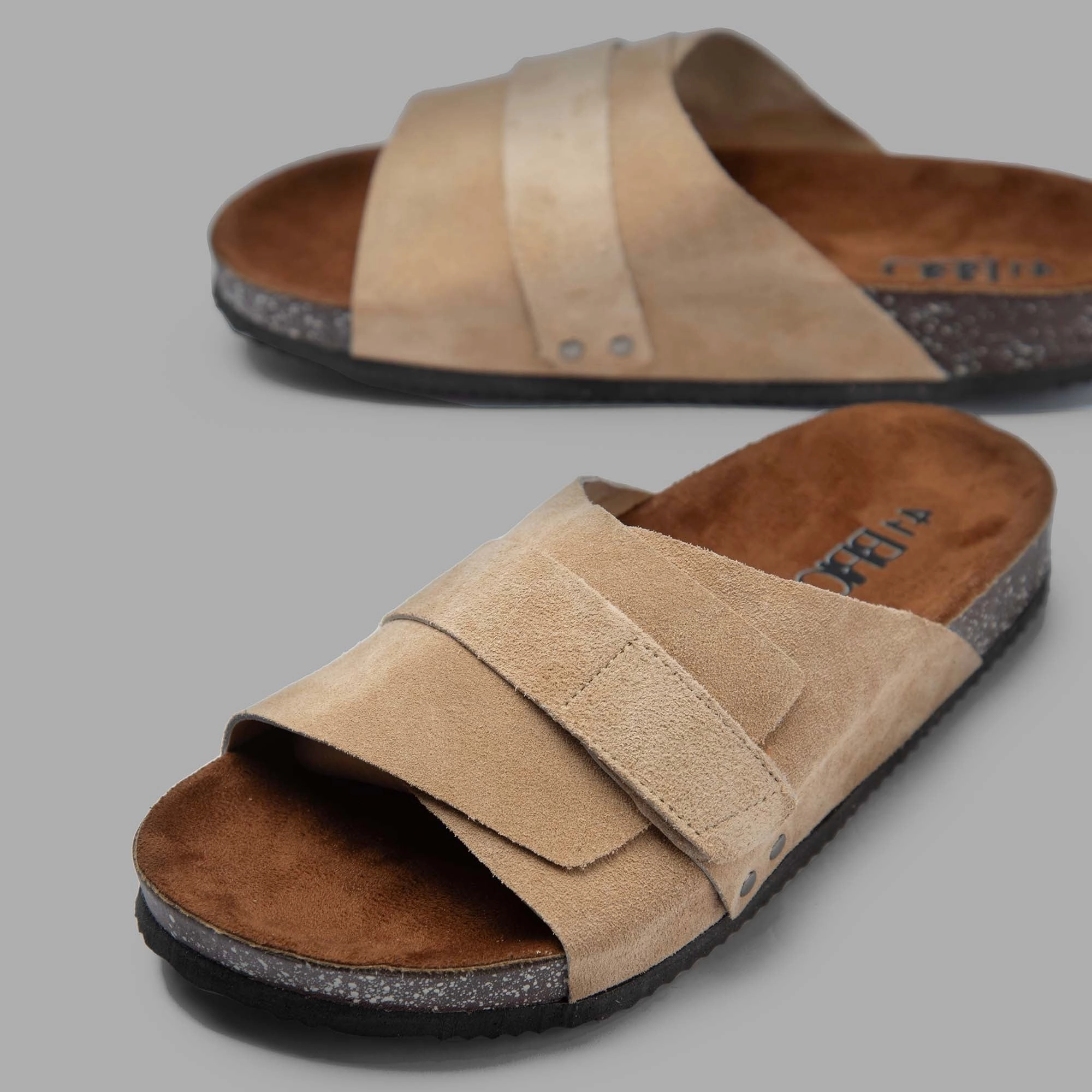 Slippers Style Men Slippers Cork Summer - Beige