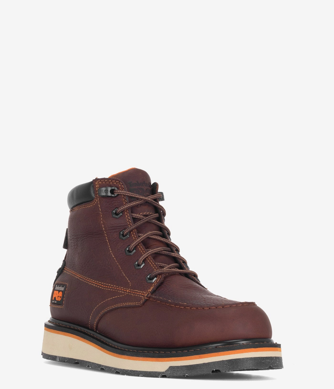 Timberland PRO Gridworks Waterproof Soft Toe Boot - Men Square Toe Heeled Boots