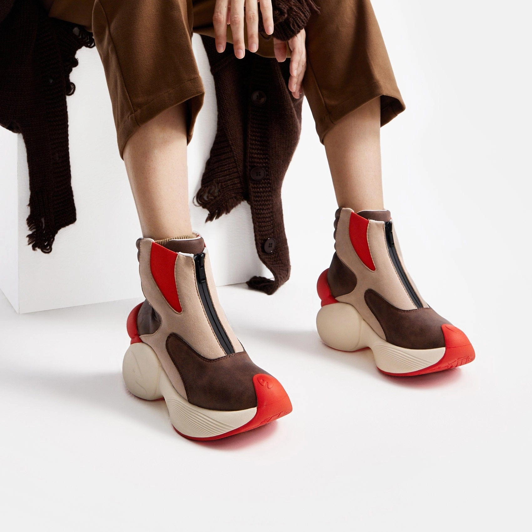 Ankle Boots Leather Feather Bilbao A4 Women