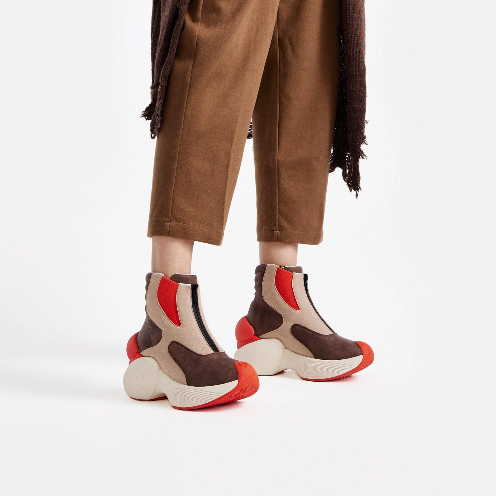 Heeled Army Boots Feather Bilbao A4 Women