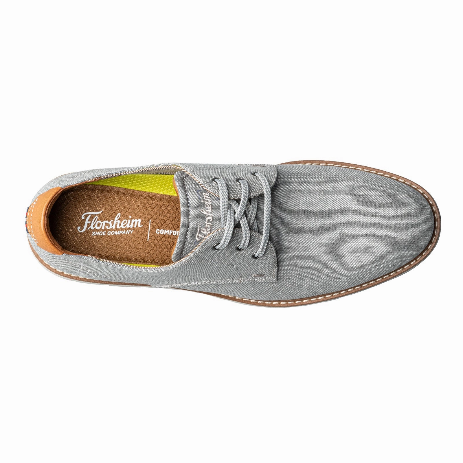 2.zerogrand Stitchlite Oxford Men's Florsheim, Vibe Canvas Plain Toe Oxford
