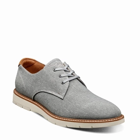 Men's Florsheim, Vibe Canvas Plain Toe Oxford Oxfords Vs Derby Shoes