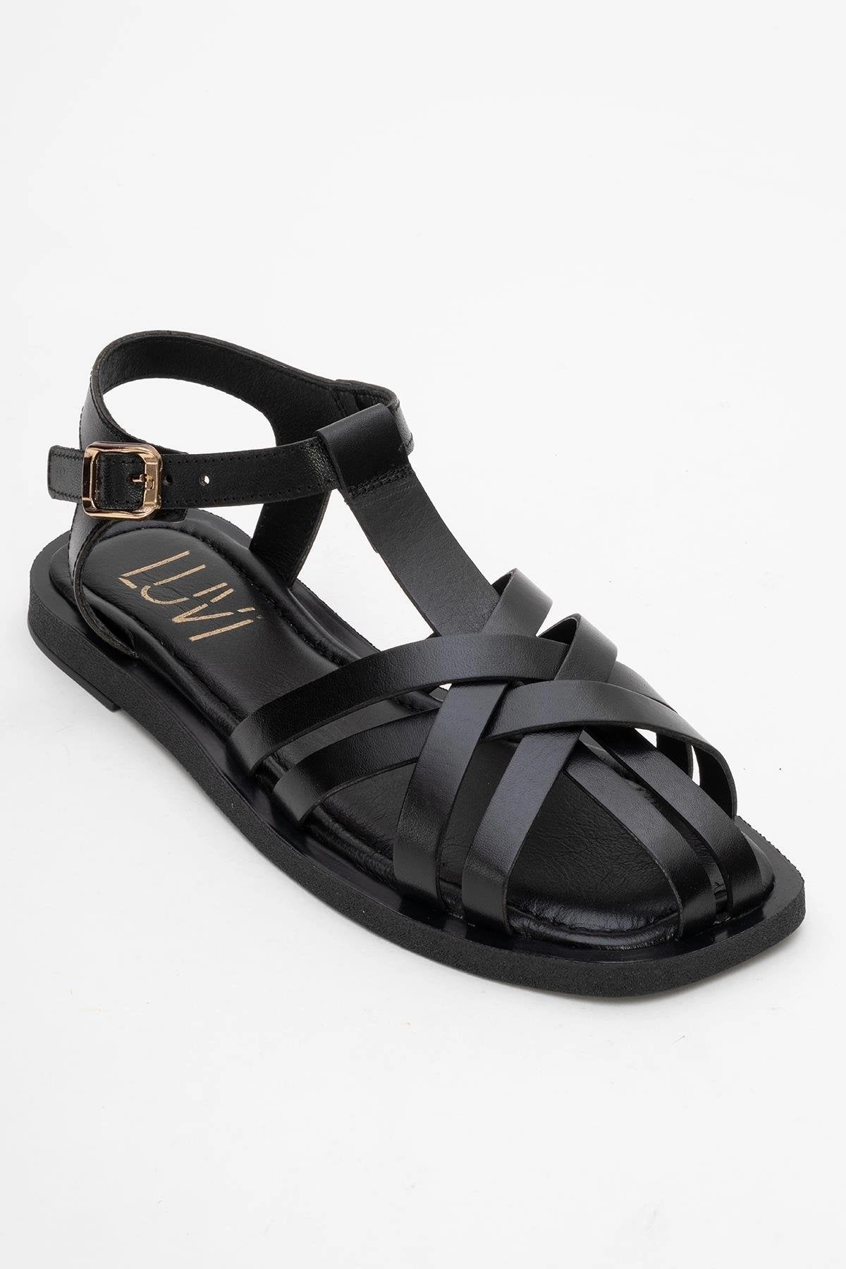 Andres Leather Sandal (Women) Cushionable Sandals