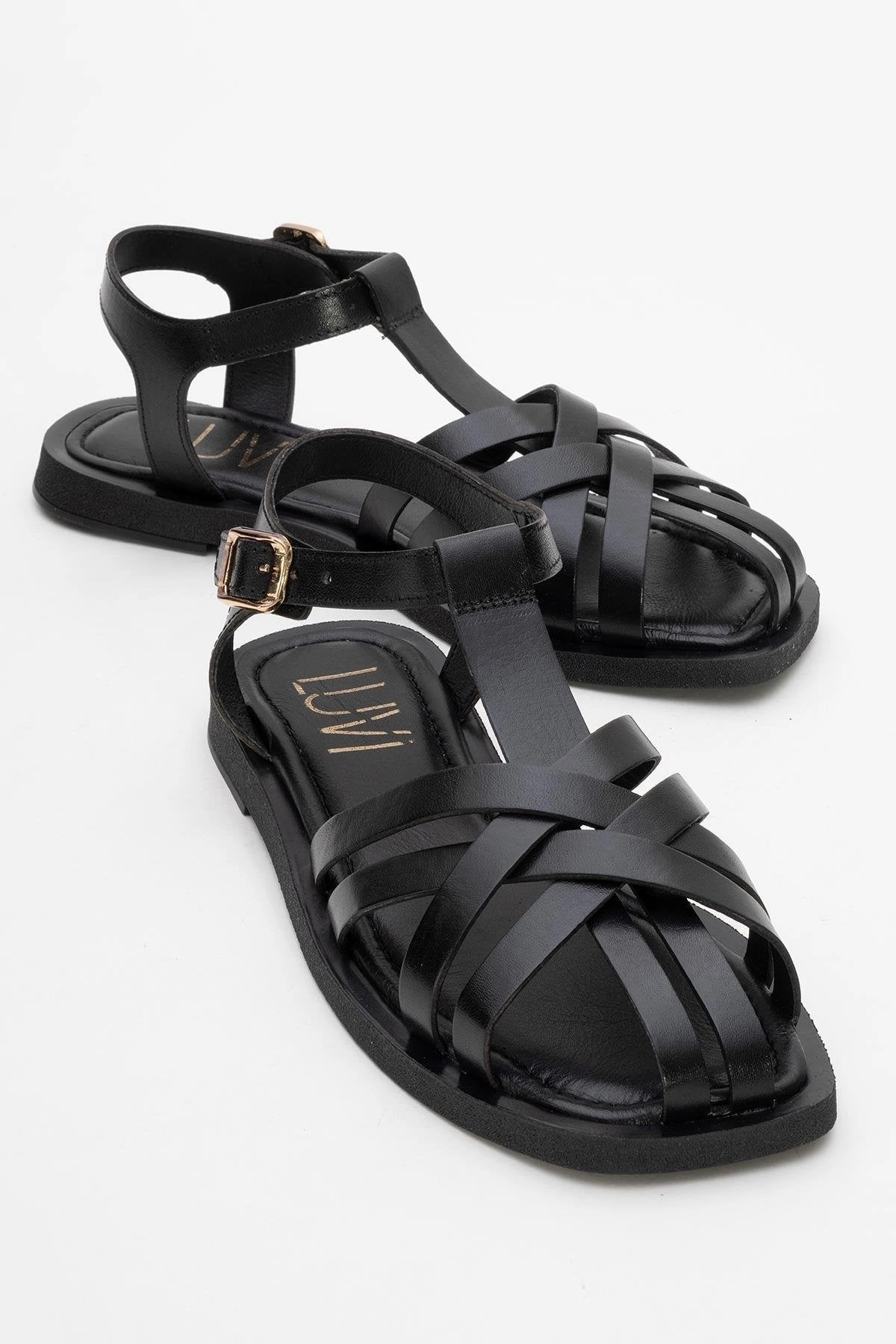 Andres Leather Sandal (Women) Sandals Preppy