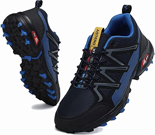 Hiking Heel To Toe Drop Men's Trail Running Shoes Anti-Skid Walking Shoes Athletic Road Running Footwear