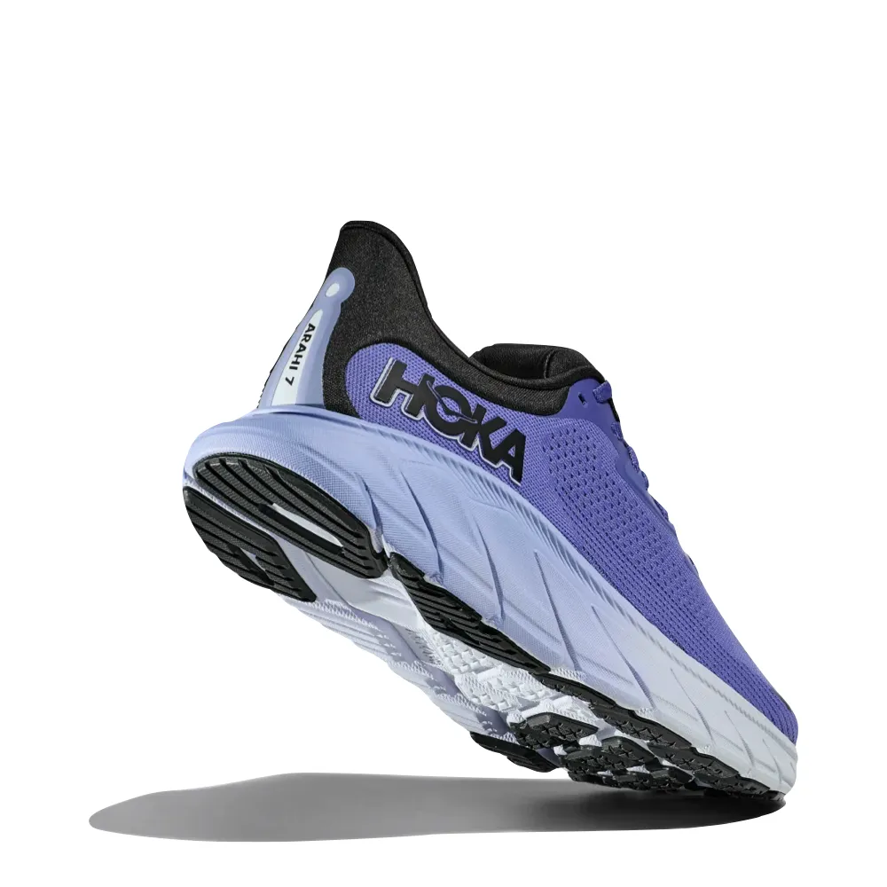 Hoka Women's Arahi 7 Sneaker in Stellar Blue/Cosmos Slip-on Shoes