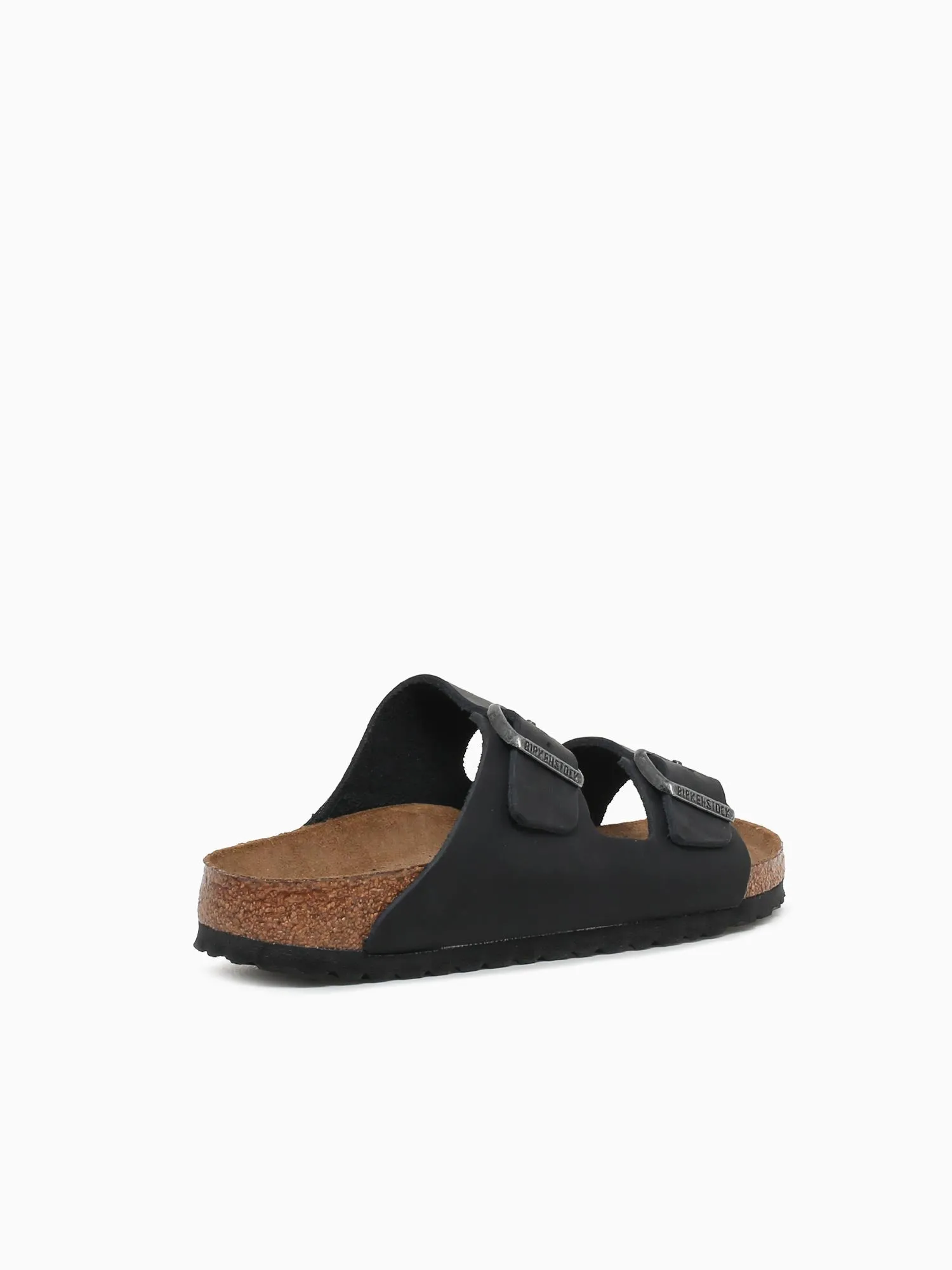 Berkshire Sandals Arizona Soft Footbed Black Oiled Leathe