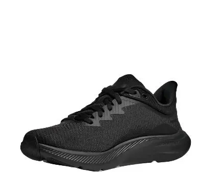 HOKA Women's Solimar Sneaker - Black/Black Heel Height