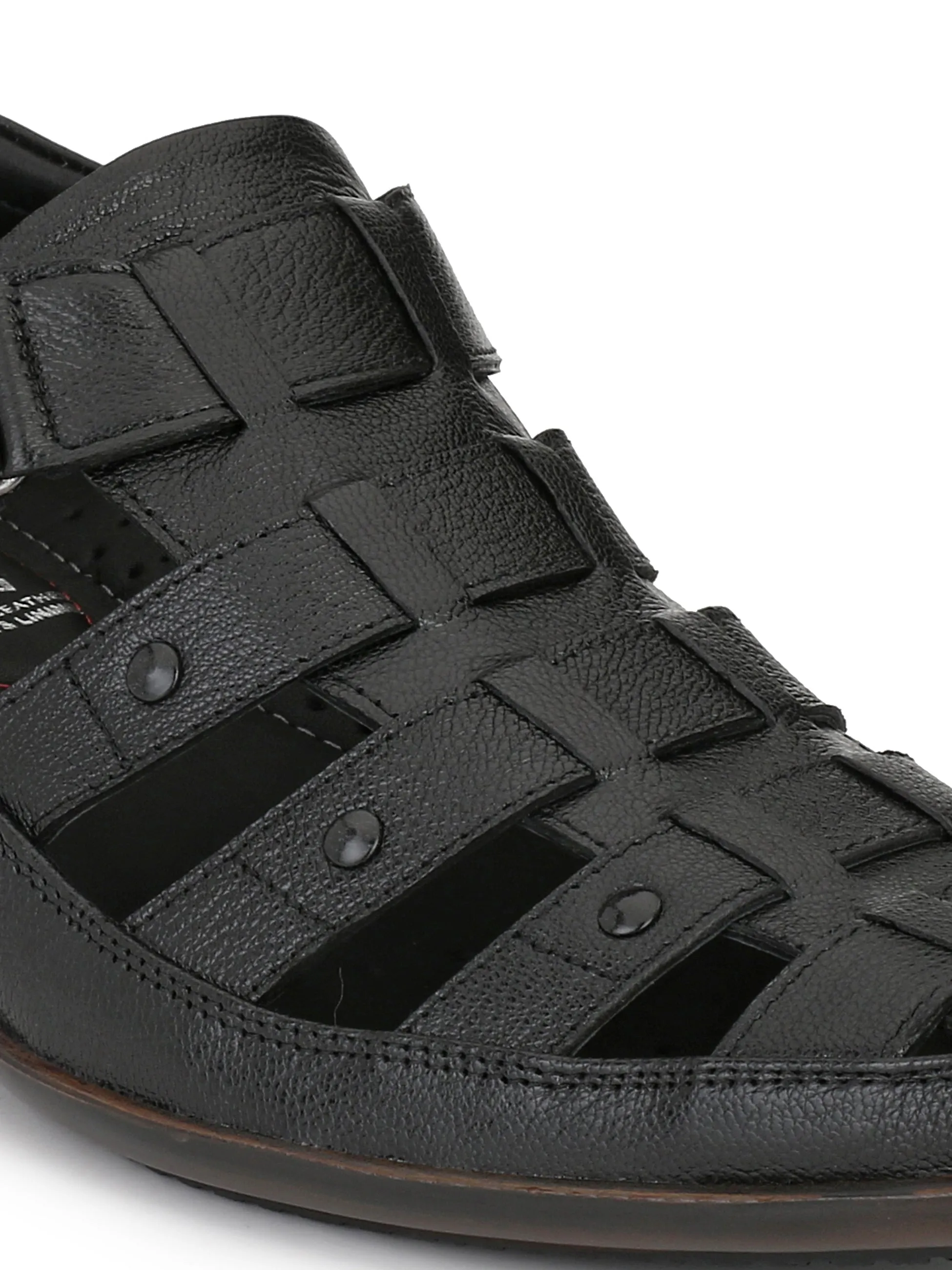 Mavro Leather Roman Sandals HT Floral Platform Sandals