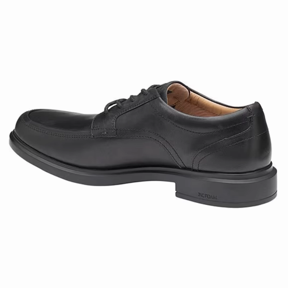 Oxford Ferragamo Johnston & Murphy Stanton 2.0 Black Full Grain Lace-Up Shoe (Men's)