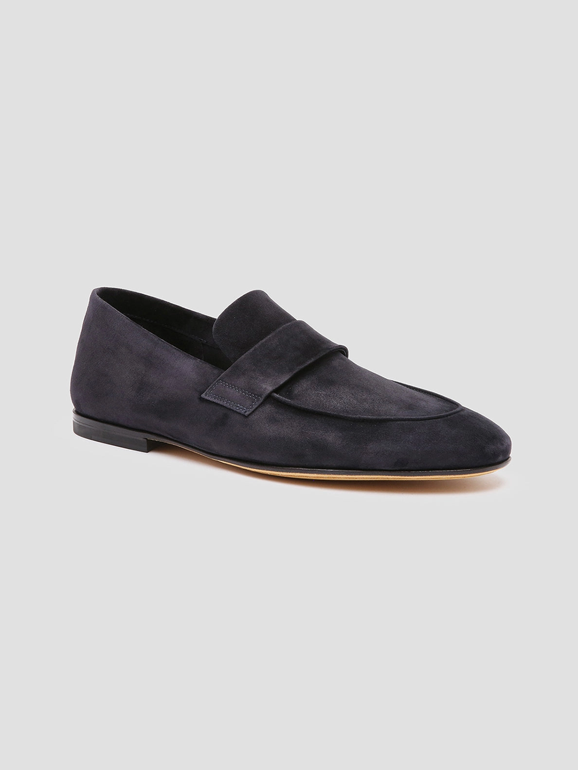 AIRTO 001 - Navy Suede Loafers Print Loafers