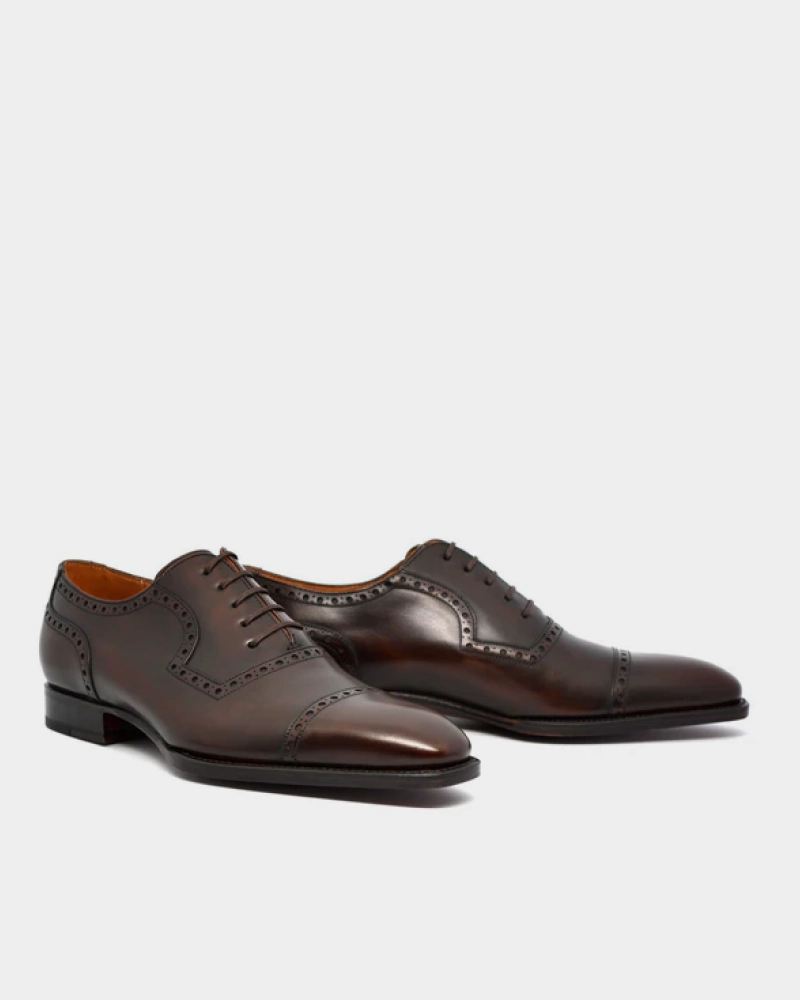 Outlet - Gilbert - Museum Brown - Louvre Oxblood Oxfords
