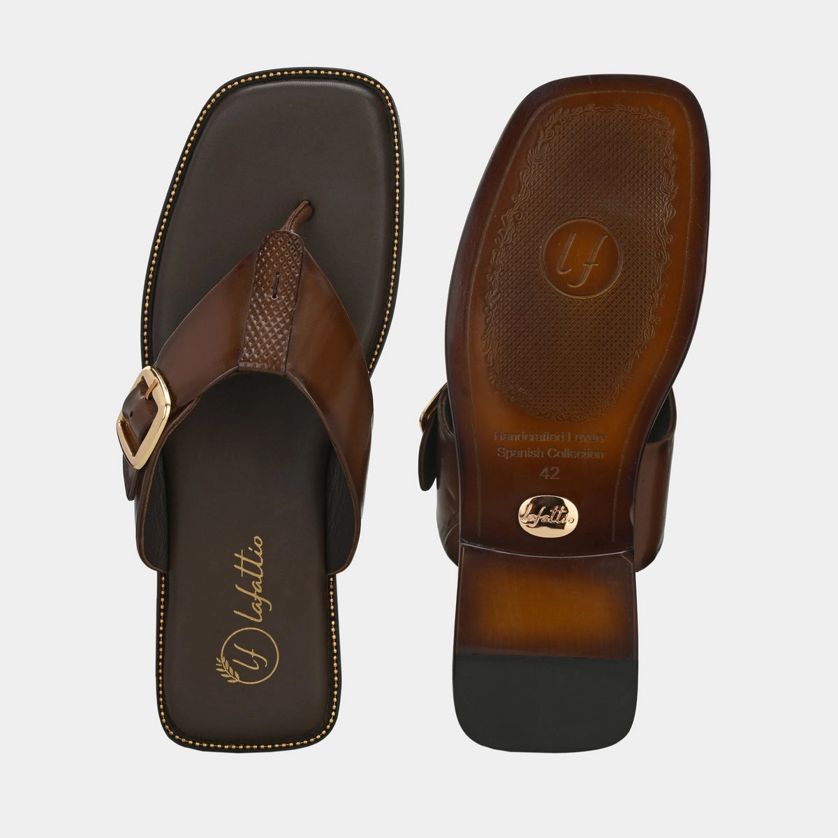 Mizo Luxury Leather Slippers Slippers Coleus