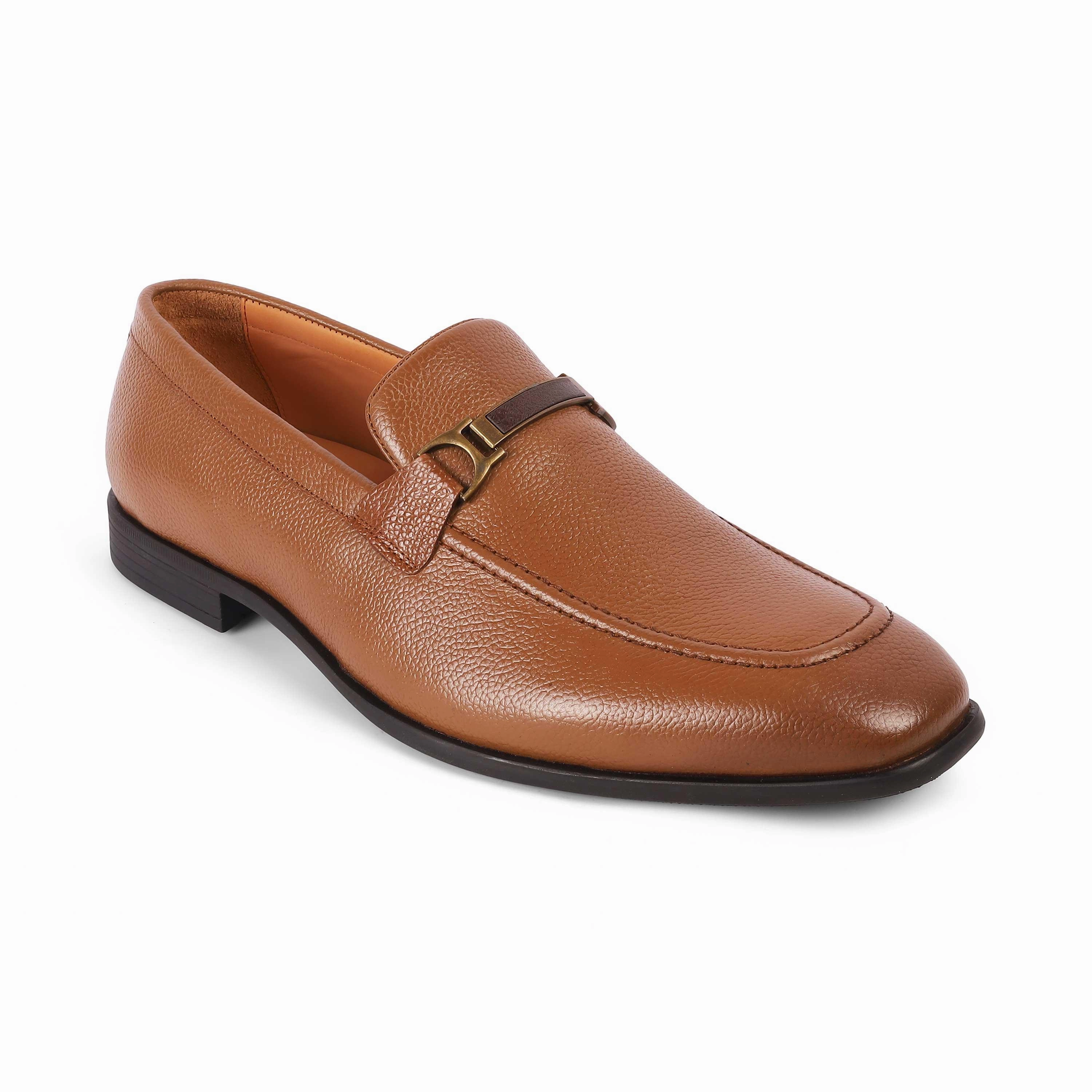 Jeans And Loafers Tresmode Even Tan Men's Leather Loafers