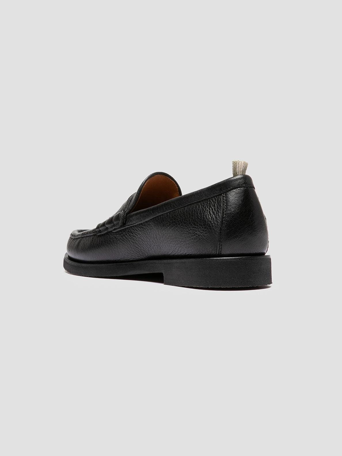 BALFRON FLEXI 001 - Black Leather Penny Loafers Slide Loafers