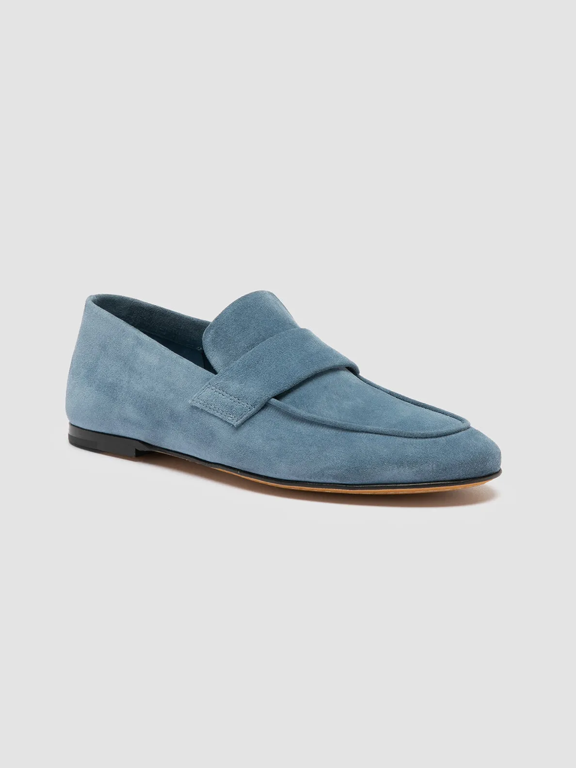 BLAIR 001 - Blue Suede Loafers H&m Loafers