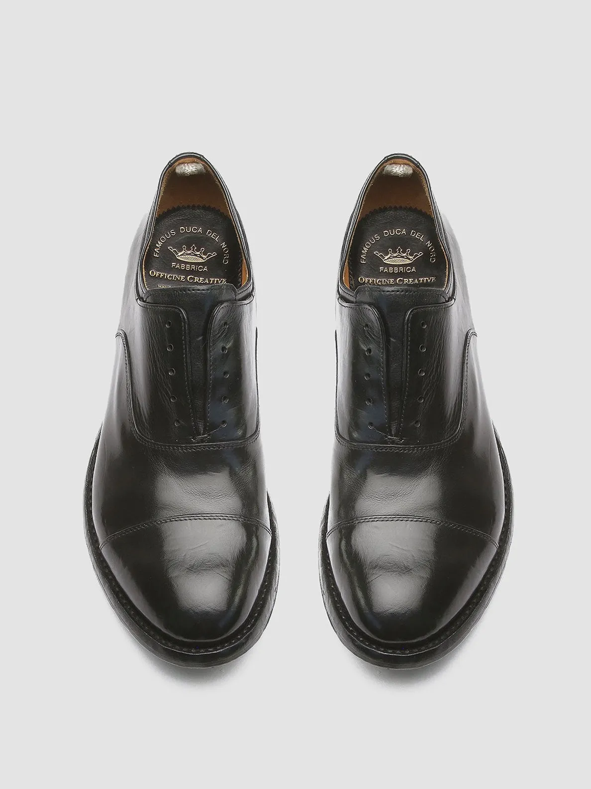 Cut Shoes ANATOMIA 015 - Black Leather Oxford Shoes