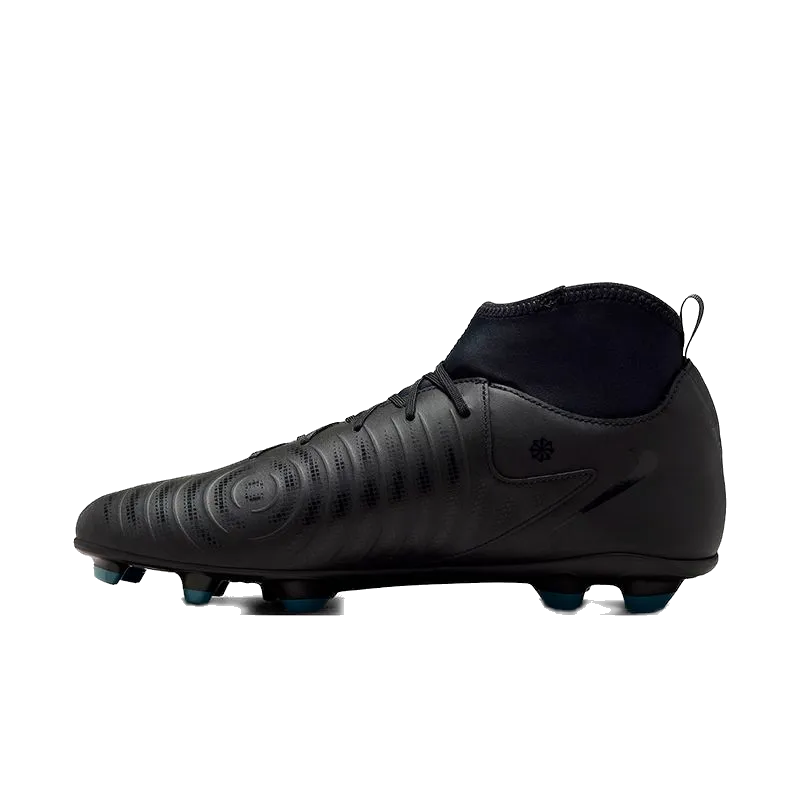 Nike Slide Shoe Nike Men's Phantom Luna 2 Club Soccer Shoes - Black / Deep Jungle