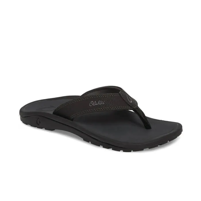 Sandals Halcyon Beach Resort OluKai Men's Ohana Black