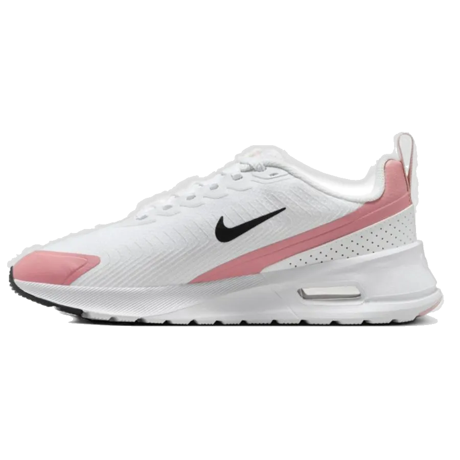 Nike Women's Air Max Nuaxis Shoes - White / Reb Stardust Miami Hurricanes Shoes Nike