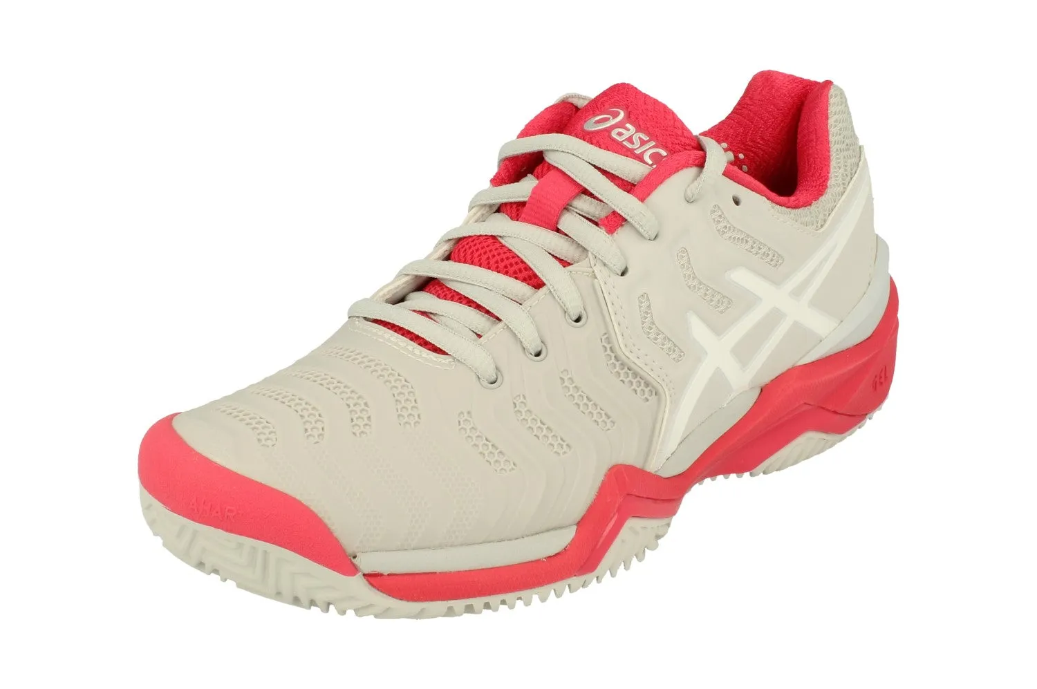 Throwback Asics Shoes Asics Gel-Resolution 7 Clay Womens Tennis Shoes E752Y Sneakers Trainers 9601