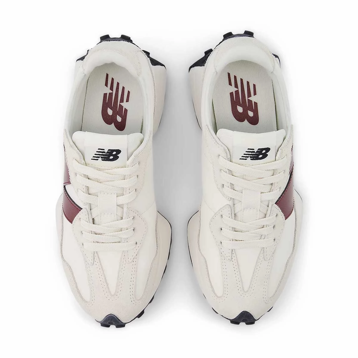 New Balance Twist Shoes Wmns 327 'Seasalt Monarch Burgundy'