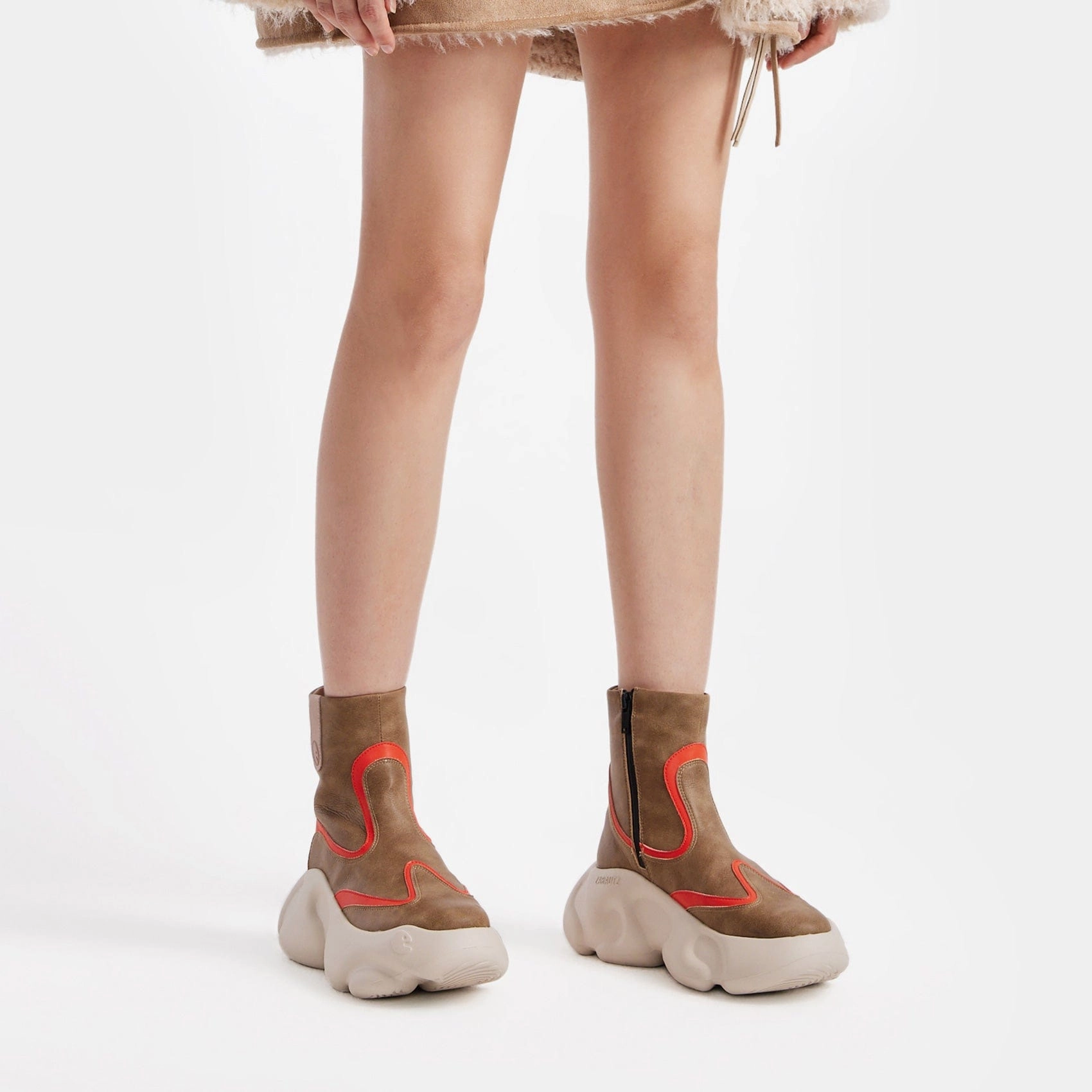 Elk Brown Zarautz V Women Riding Heel Cowboy Boots