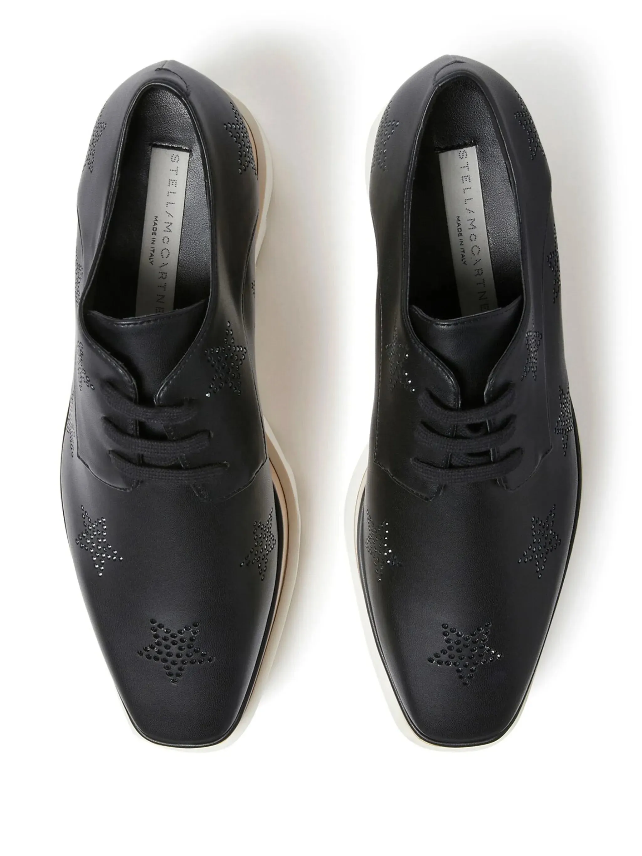 Monk Strap Oxfords Elyse Crystal Star platform oxfords