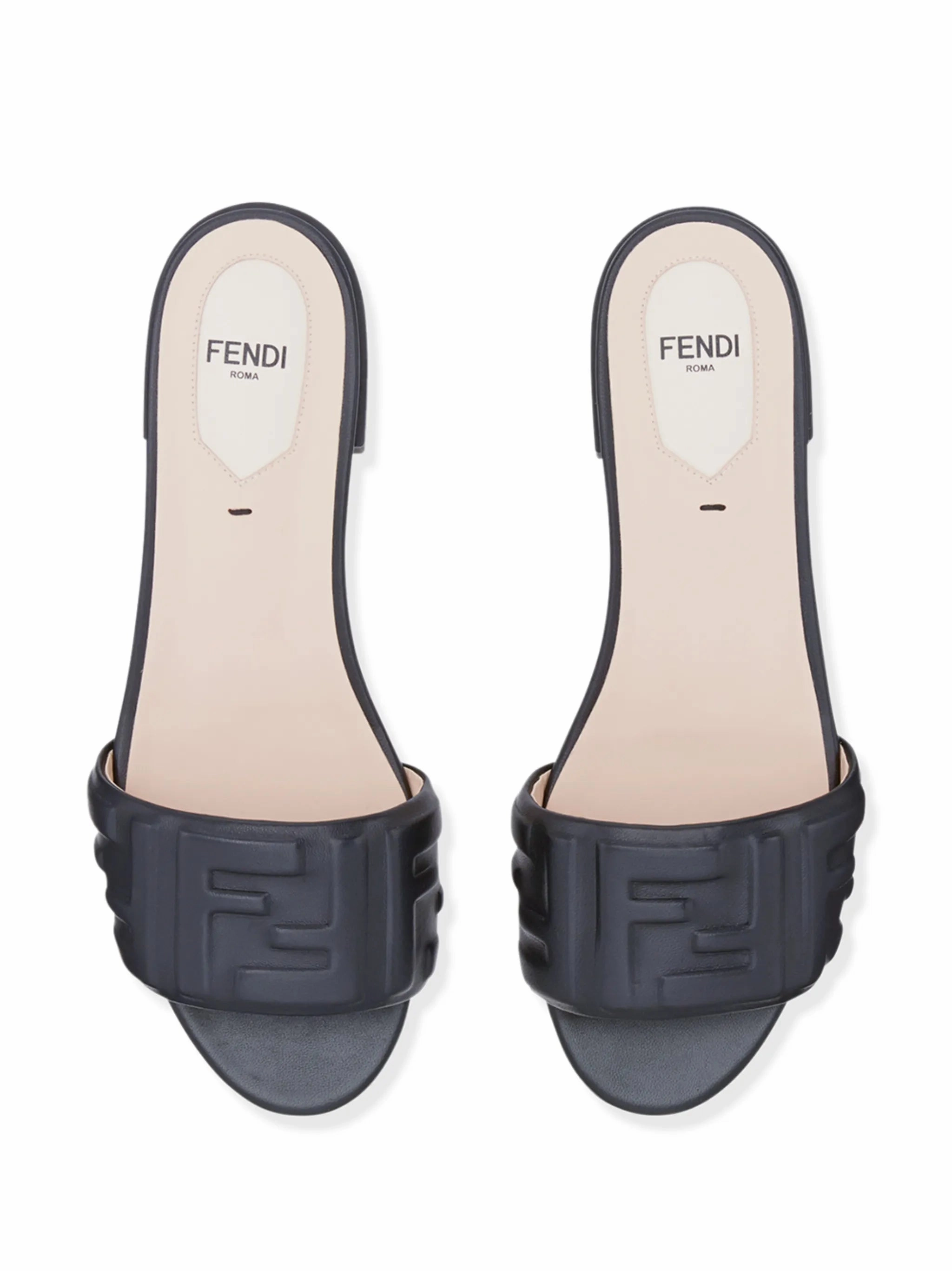 embossed FF-motif slip-on sandals Sandals Church Anaheim