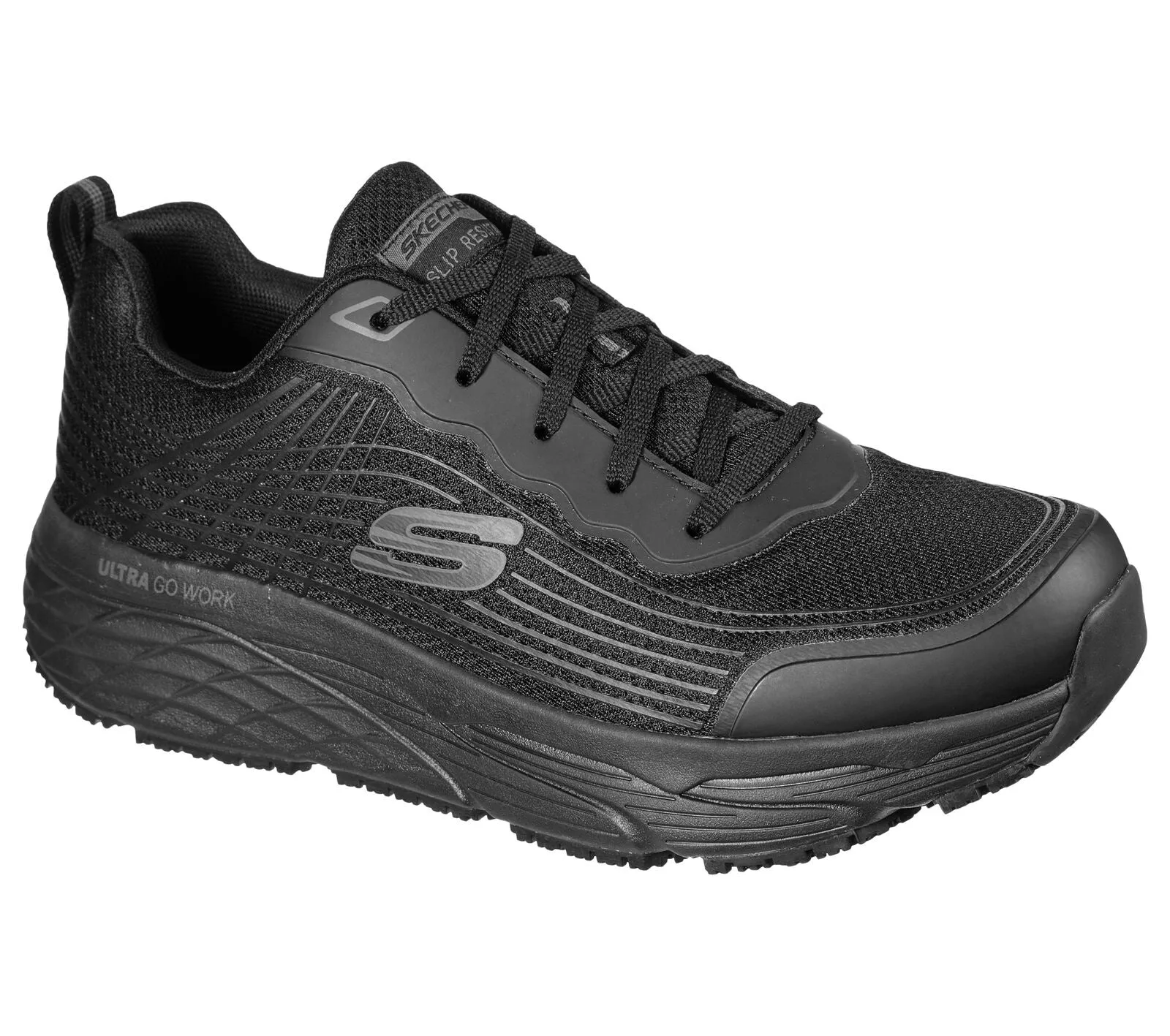 Best Shoes For Running SKECHERS MAX CUSHIONING ELITE SR - RYTAS - 200021 - BLK