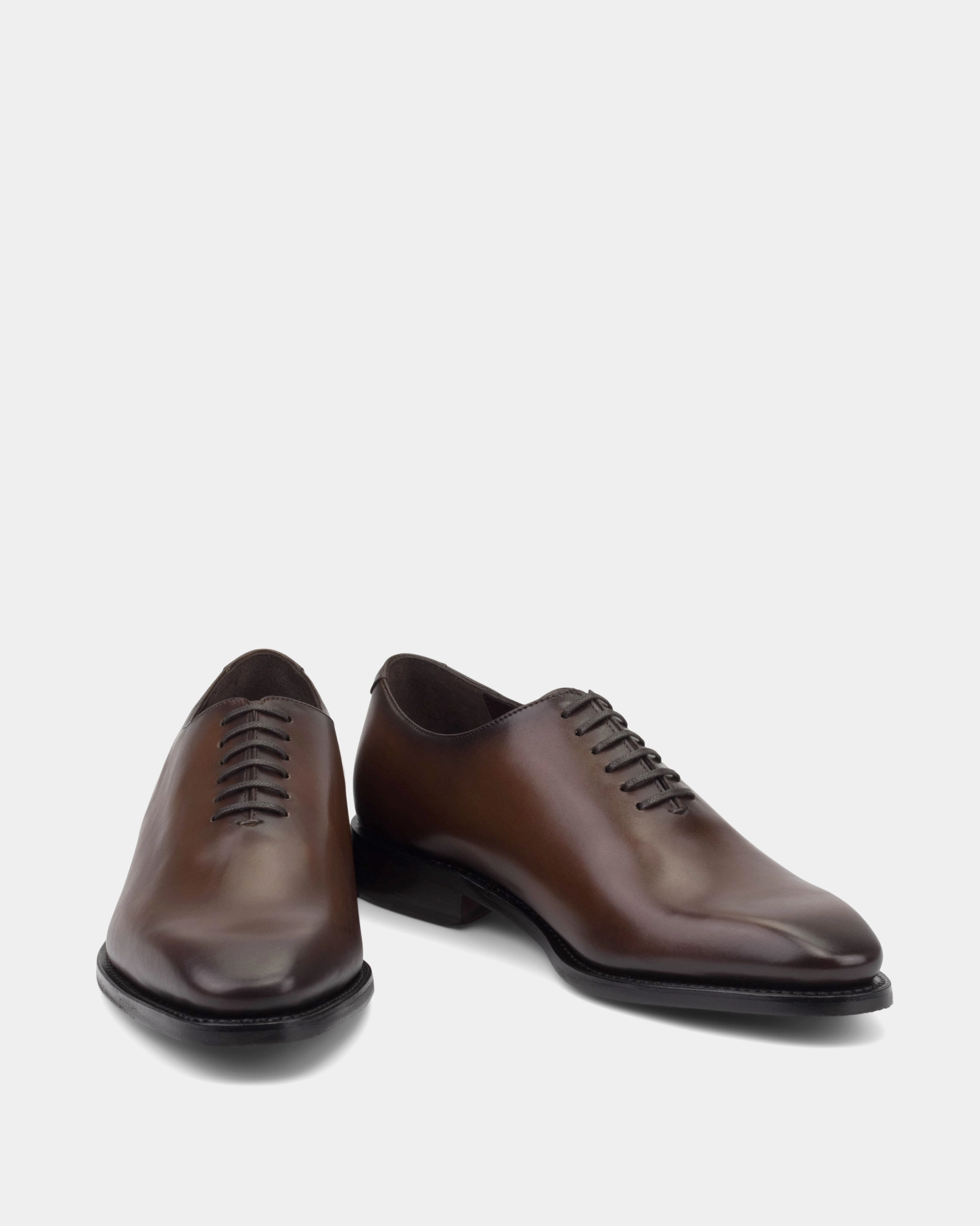 Oxford Shoes With Chunky Heel Vincent Brown Wholecut in 722