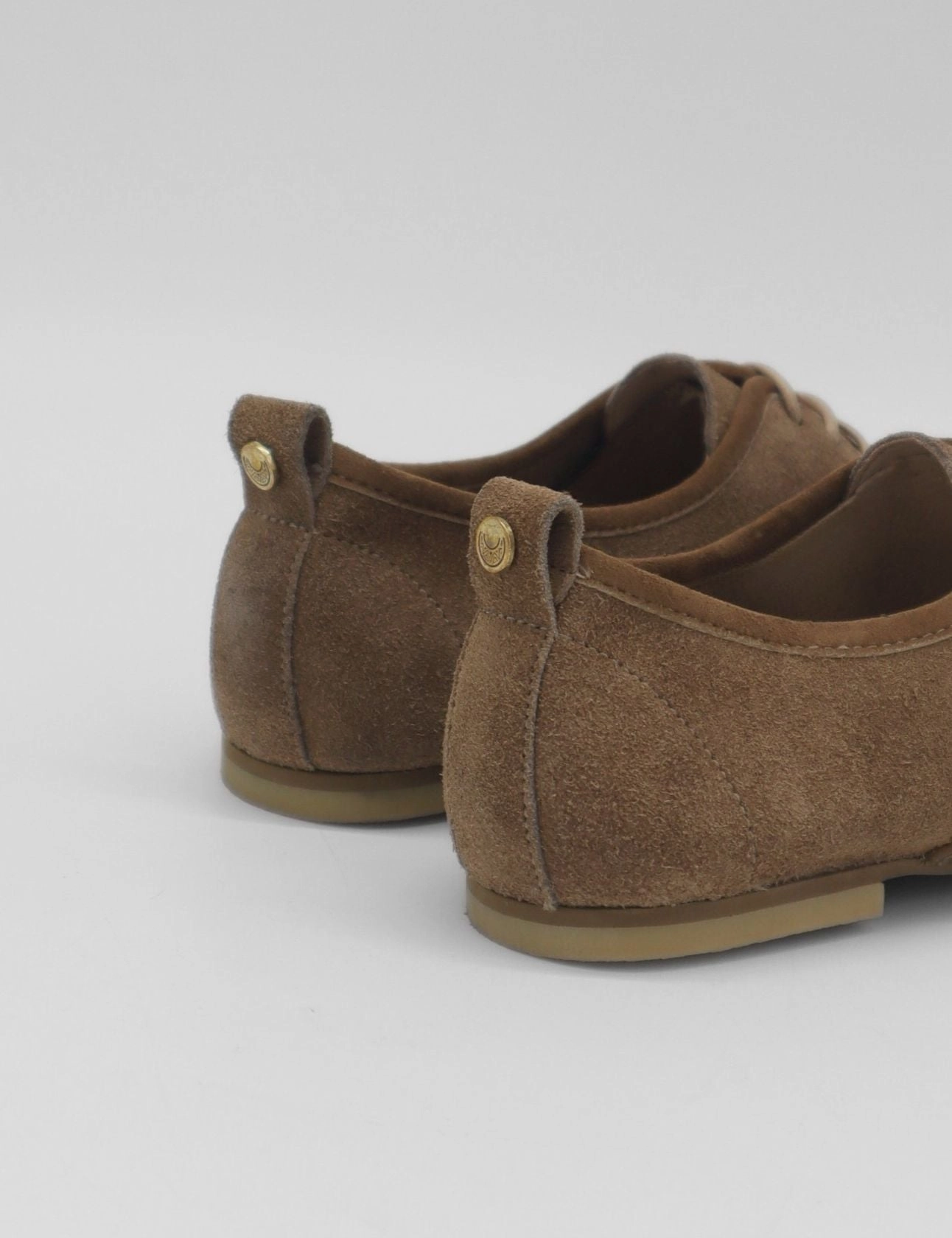 Knit Wingtip Oxfords Maku oxford flats in tan mocha suede women's shoes