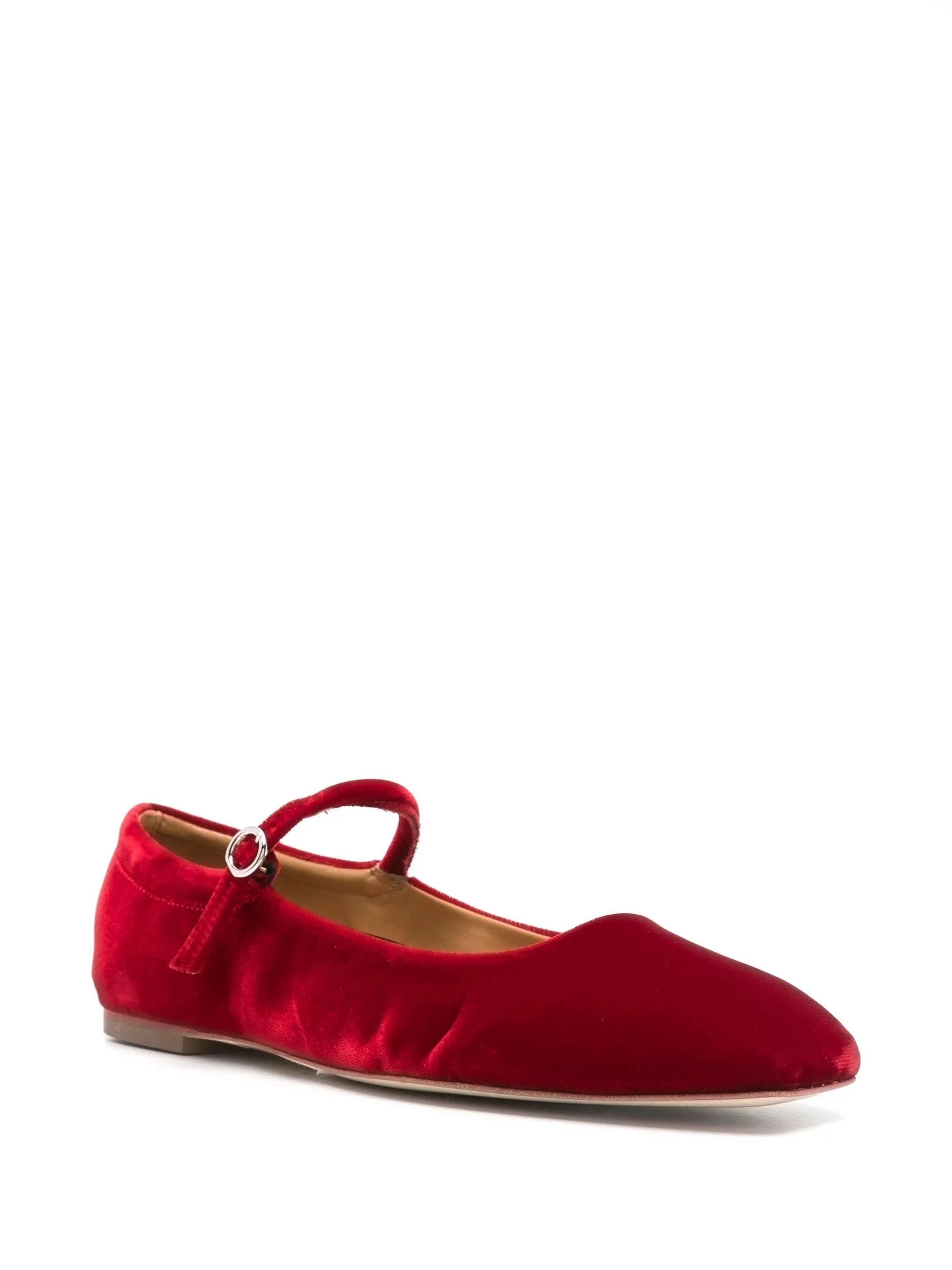 Uma ballet flats Red Leather Flat Shoes