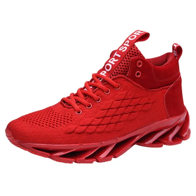 Unique Blade Sole Jogging Shoes Bounce Running Shoes