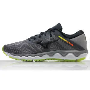 Best Running Shoes For People With Bad Knees Mizuno Wave Horizon 4 Men's Running Shoe - Frost Gray/Phantom/Safety Yellow