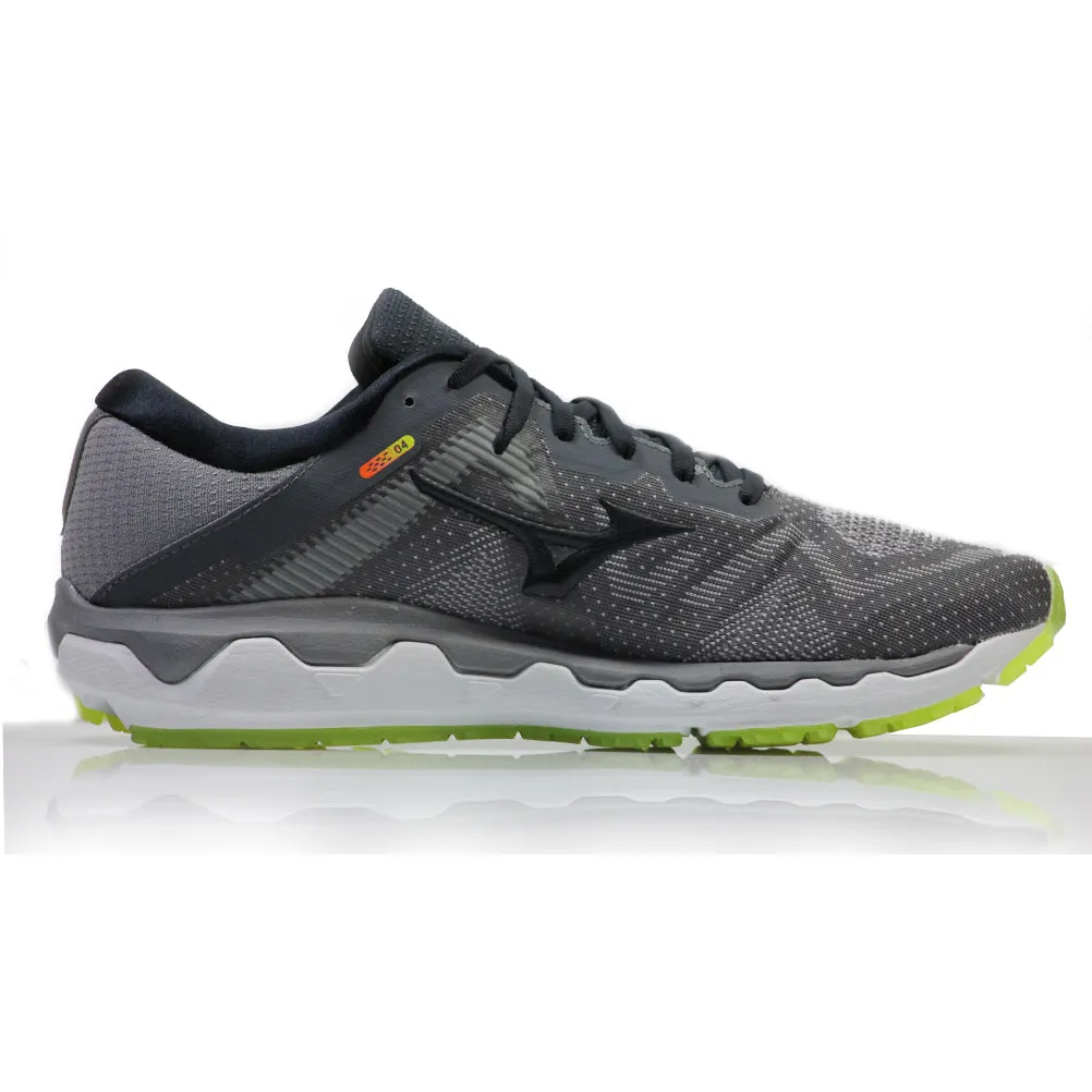 Best Running Shoes For Half Marathon Mizuno Wave Horizon 4 Men's Running Shoe - Frost Gray/Phantom/Safety Yellow