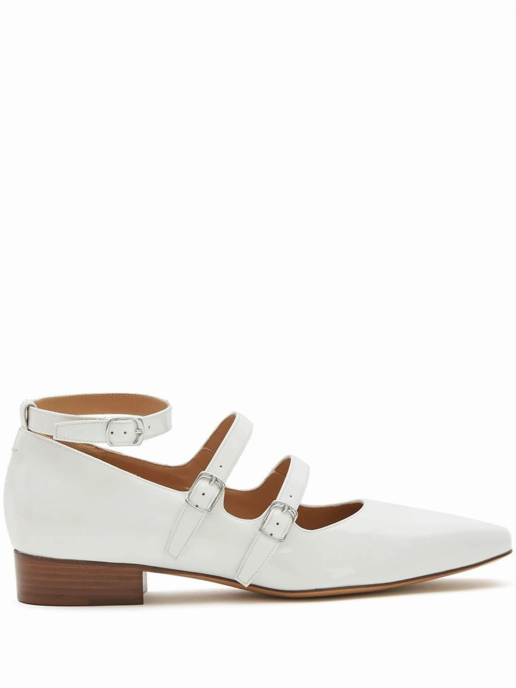 Best Flat Shoes With Arch Support Barbs strap-detail ballerina shoes