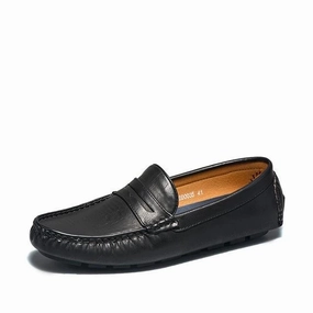 West Louis Autumn Casual Leather Moccasins Dress Loafers With Tassels