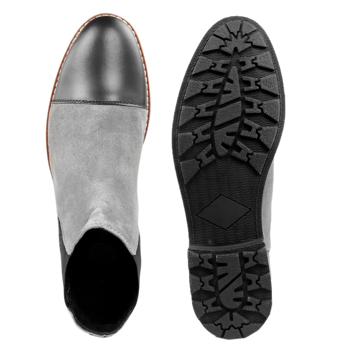 Baffins Boots Bacca Bucci Genuine Smooth Leather Suede Boots | Chelsea Boots high end Urban Fashion