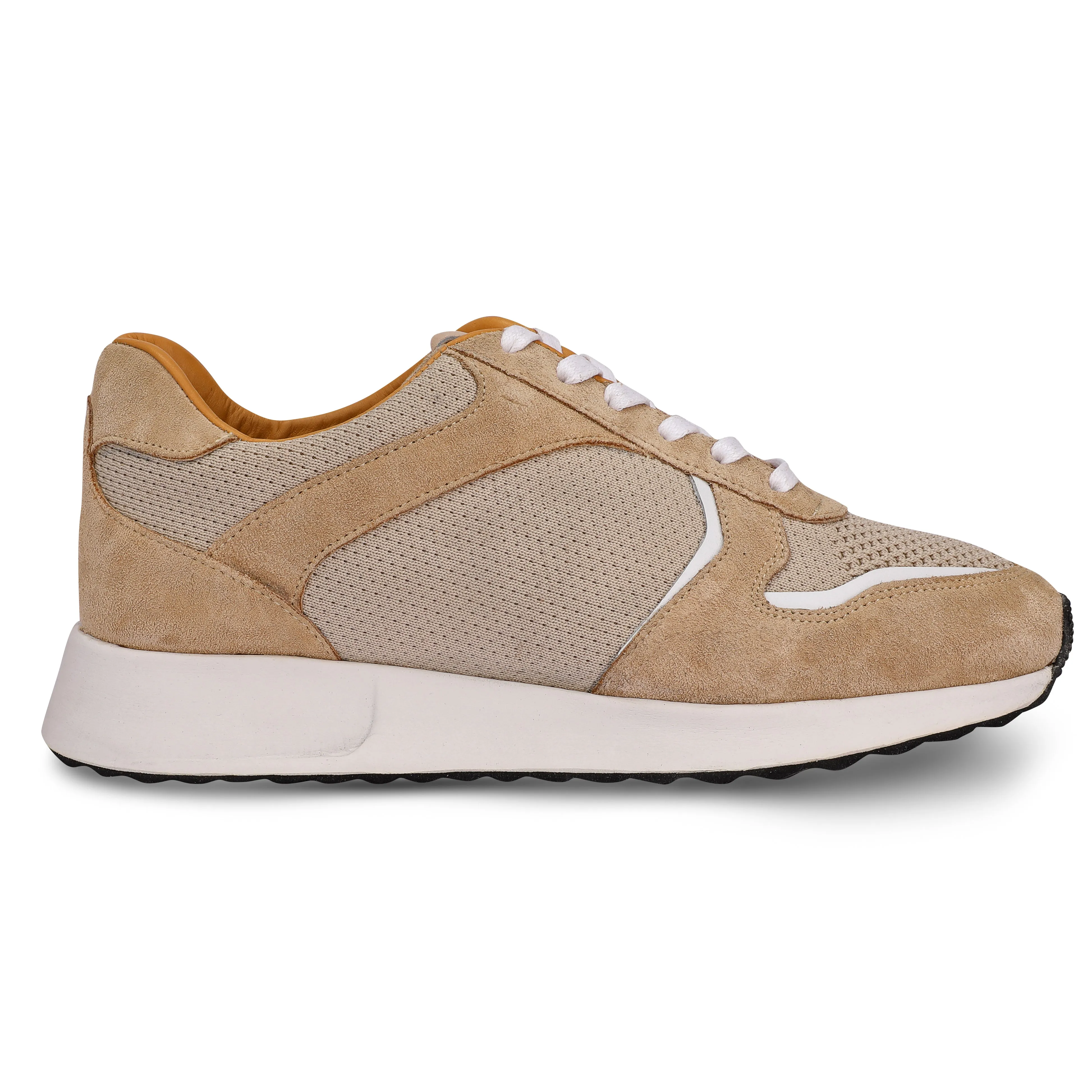 City Edge Beige Wide Golf Sneakers