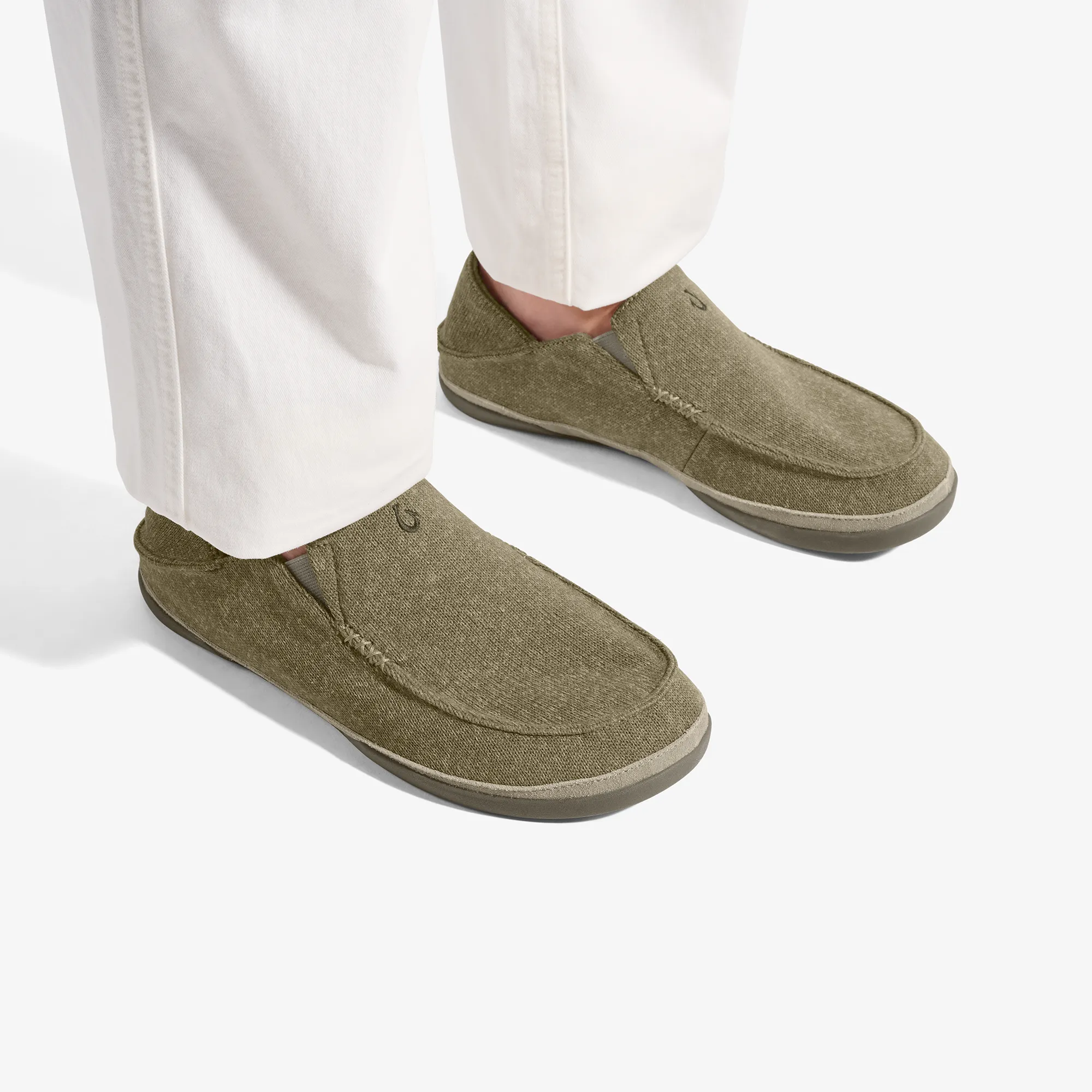 Suede Clog Slippers Molo Hulu - Clay