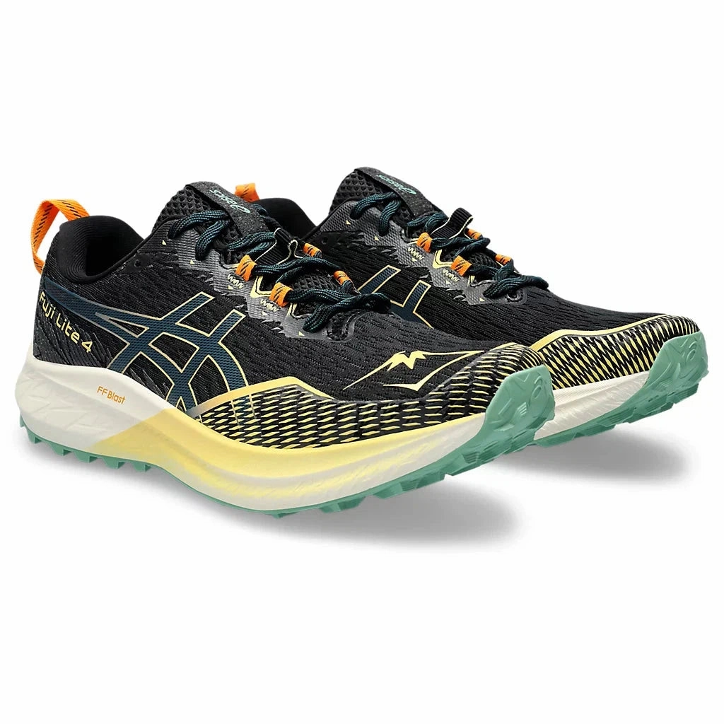 Best Water Trail Shoes Men's Asics Fuji Lite 4 Black/Magnetic Blue