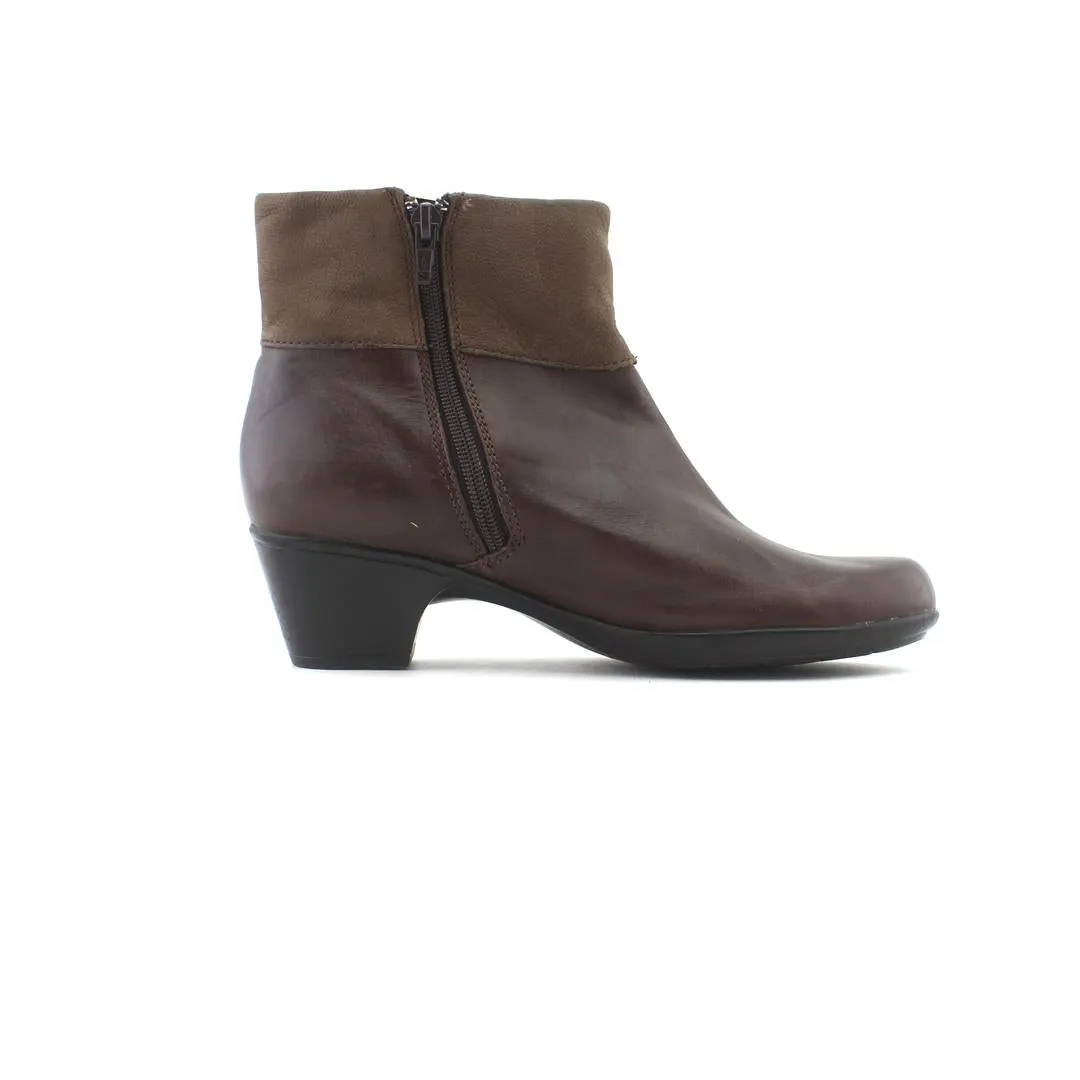 CLARKS . Heeled Knee High Leather Boots