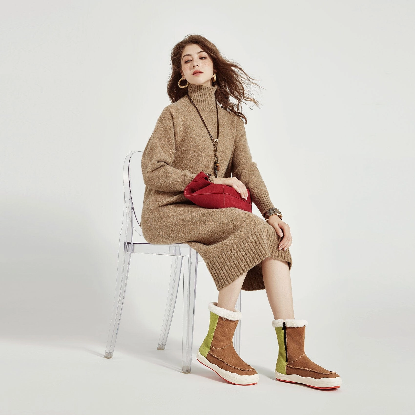 Ariate Boots Fern Brown Andalusia IX Women