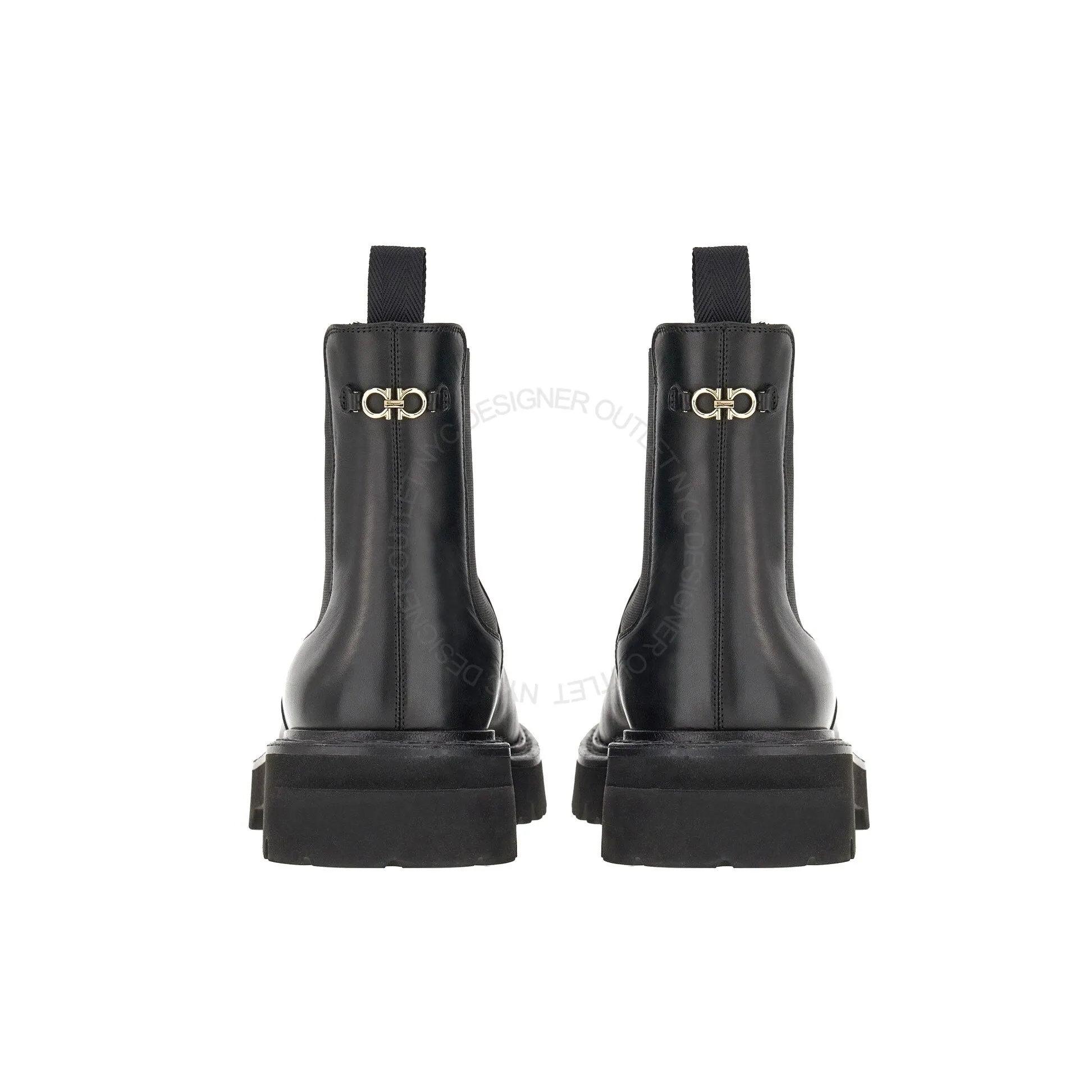 Ferragamo George 2 Boots Open Toe Open Heel Boots