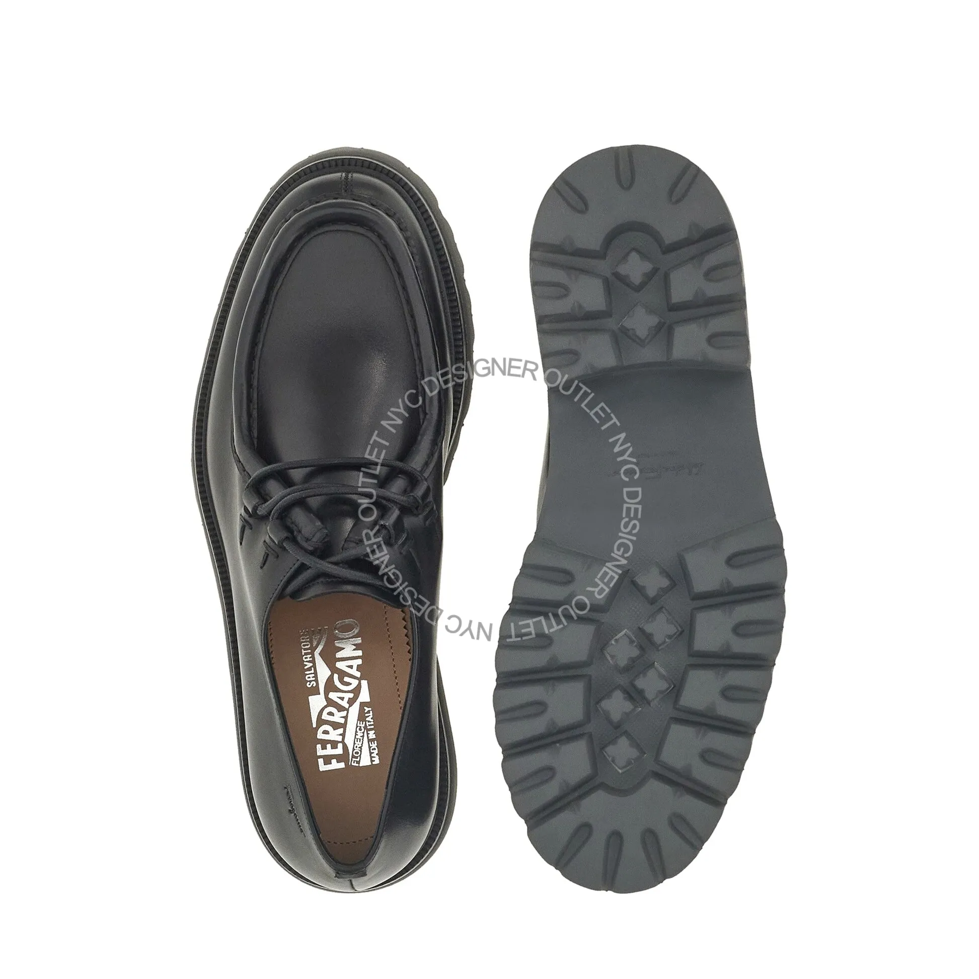 Ferragamo Italo Derby Oxfords Oxfords Not Brogues