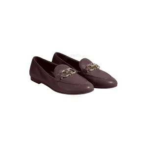 Ferragamo Trifoglio Women Loafers Tassel Suede Loafers