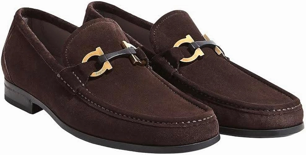 Ferragamo Grandioso Loafers Suede Loafers Sale