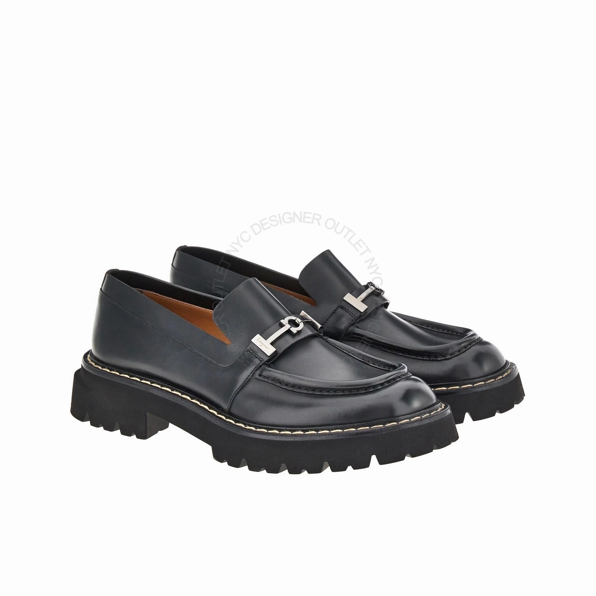 Ferragamo Ignazio Loafers Ladies Soft Leather Loafers